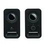 Logitech Enceintes PC Stéréo 2.0 Z150 Noir avec Prise Casque - 3W - Contrôles Intégrés