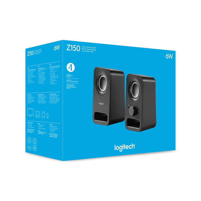 Logitech Z150 Haut-parleurs stéréo 2.0 Noir