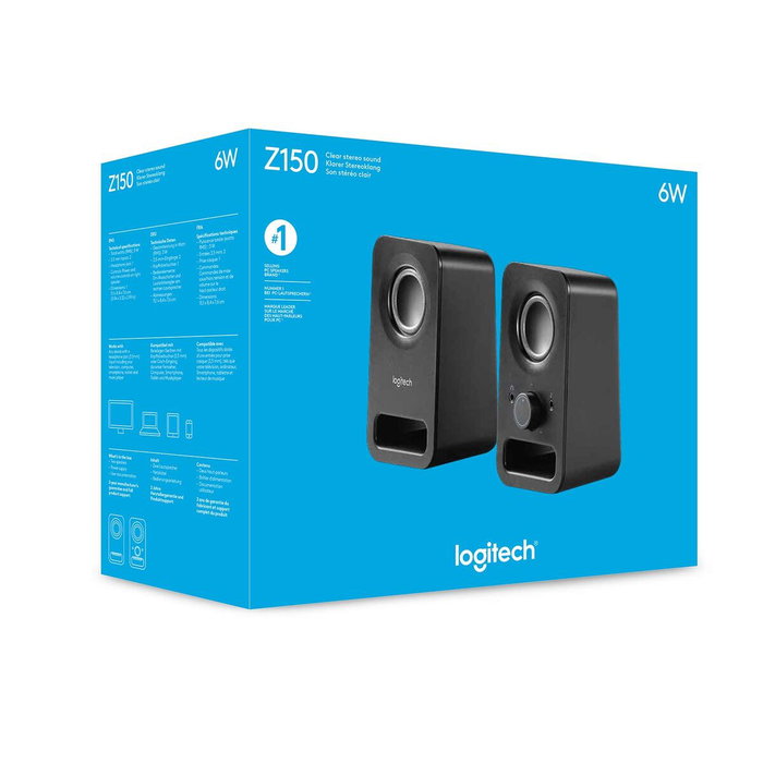 Logitech Z150 Haut-parleurs stéréo 2.0 Noir