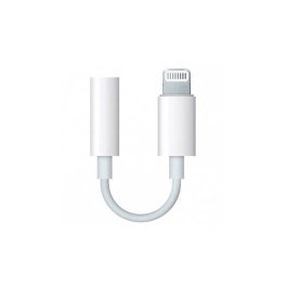 Apple Adaptateur Lightning vers Jack 3.5 mm MMX62ZM/A - Connecteur Mâle/Femelle, Blanc