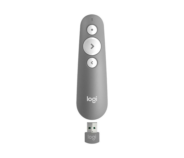 Logitech 910-006520 Présentateur sans fil laser pour présentations R500 Gris