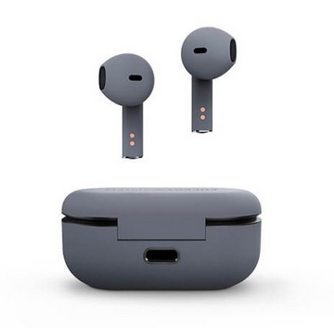 Energy Sistem Style 4 Auriculares True Wireless Bluetooth 5.0 Grafito - Écouteurs sans fil avec étui de charge, 25h d'autonomie