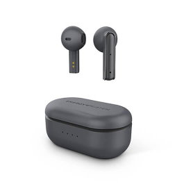Energy Sistem Style 4 Auriculares True Wireless Bluetooth 5.0 Grafito - Écouteurs sans fil avec étui de charge, 25h d'autonomie