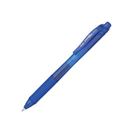 Pentel BL107-CX Stylo gel EnerGel X Bleu, rechargeable, 0.7 mm, pointes métalliques, écriture fluide