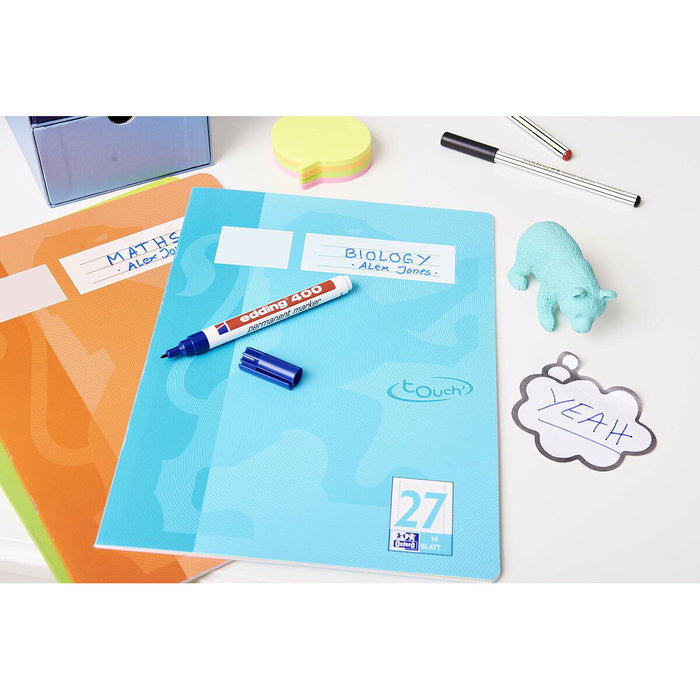 Marqueur permanent Edding 400-01 Noir 1 mm (10 Unités)