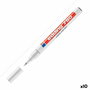 Marqueur permanent Edding 780 Blanc 10 Unités