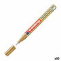 Marqueur permanent Edding 780 Doré (10 Unités)