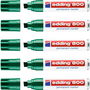 Marqueur permanent Edding 800 Vert (5 Unités)