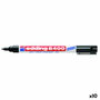 Edding Marqueur permanent e-8400 Noir (10 Unités)