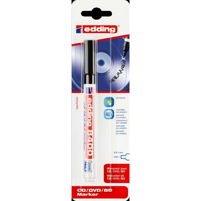 Edding Marqueur permanent e-8400 Noir (10 Unités) Edding Marqueur permanent e-8400 Noir (10 Unités)