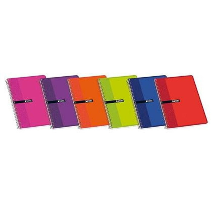 Cahier ENRI Multicouleur Feuille 80 Volets 21,5 x 31,5 cm Couverture souple (10 Unités) Cahier ENRI Multicouleur Feuille 80 Volets 21,5 x 31,5 cm Couverture souple (10 Unités)