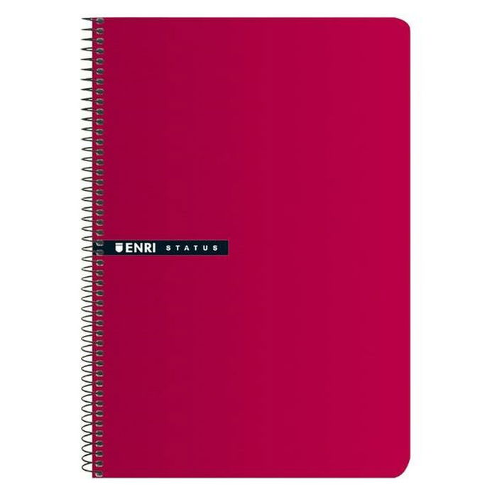 Cahier ENRI Rouge 21,5 x 15,5 cm (5 Unités)