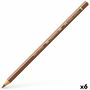 Crayons de couleur Faber-Castell Polychromos Marron 6 Pièces