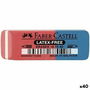 Gomme Faber-Castell Bleu Rouge (40 Unités)