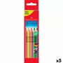 Faber-Castell Crayons de couleur Neón Multicouleur (5 Unités)