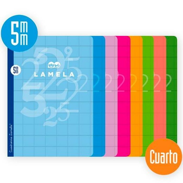 Lamela Carnet Lamela Multicouleur quarto (10 Unités) inevitable