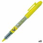 Marqueur fluorescent Pilot V Light Jaune (12 Unités)