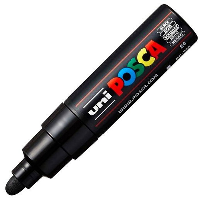 Marqueur POSCA PC-7M Noir (6 Unités) Marqueur POSCA PC-7M Noir (6 Unités)
