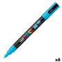 Marqueur POSCA PC-3M Bleu Bleu clair (6 Unités)