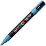 Marqueur POSCA PC-3M Gris foncé (6 Unités)