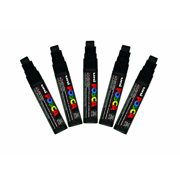 POSCA Feutres PC-17K Noir (5 Unités)