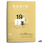 Cahier de maths Rubio Nº19 A5 Espagnol 20 Volets (10 Unités)