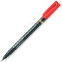 Marqueur permanent Staedtler Lumocolor Rouge 10 Unités