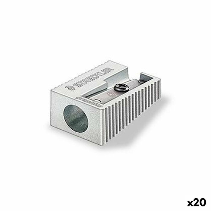 Taille-crayon Staedtler Argenté Métal (20 Unités)