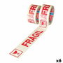 Ruban adhésif TESA FRÁGIL Emballage Blanc 50 mm x 66 m (6 Unités)