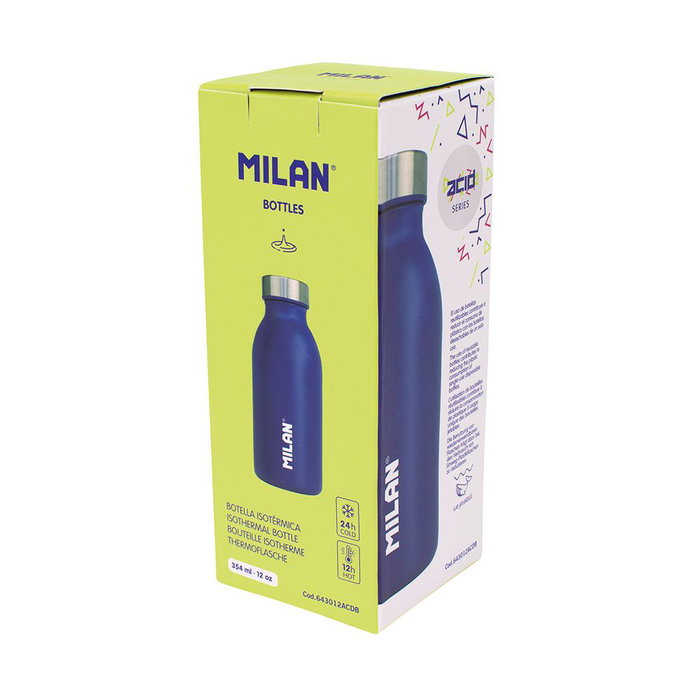Bouteille Thermique Milan Serie Acid Bleu Acier inoxydable 354 ml