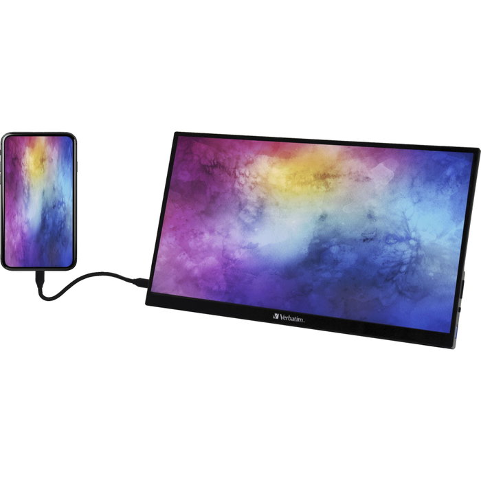 Verbatim PMT-14 / 49591 Moniteur Tactile Portable 14 pouces Noir IPS Full HD Verbatim PMT-14 / 49591 Moniteur Tactile Portable 14 pouces Noir IPS Full HD