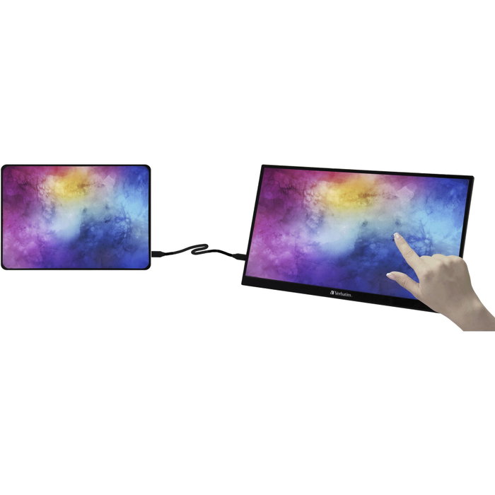 Verbatim PMT-14 / 49591 Moniteur Tactile Portable 14 pouces Noir IPS Full HD Verbatim PMT-14 / 49591 Moniteur Tactile Portable 14 pouces Noir IPS Full HD
