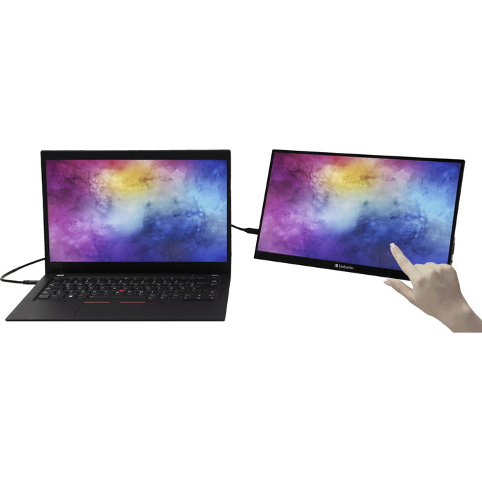 Verbatim PMT-14 / 49591 Moniteur Tactile Portable 14 pouces Noir IPS Full HD Verbatim PMT-14 / 49591 Moniteur Tactile Portable 14 pouces Noir IPS Full HD