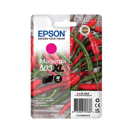 Epson Cartouche d'encre 503XL Magenta Haute Capacité C13T09R34010 pour imprimantes Epson