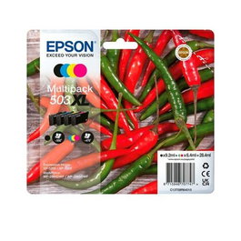 Epson C13T09R64010 Cartouches d'encre 503XL Multipack - Noir, Cyan, Magenta, Jaune - Haute capacité
