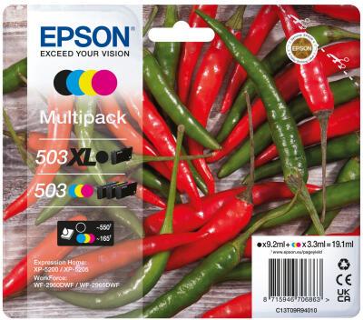Epson Multipack de cartouches d'encre 503XL (4 couleurs) Epson Multipack de cartouches d'encre 503XL (4 couleurs)
