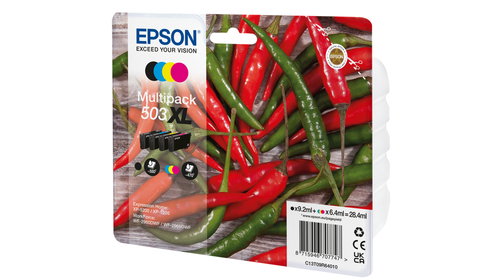 Epson Multipack de cartouches d'encre 503XL (4 couleurs) Epson Multipack de cartouches d'encre 503XL (4 couleurs)