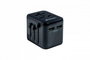 Verbatim Adaptateur de Voyage Universel 12W avec 2 Ports USB-A, UTA-01 - Compatible 180+ Pays, Charge 3 Appareils Simultanément