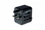 Verbatim Adaptateur de Voyage Universel avec Ports USB-C PD 20W et USB-A QC 3.0 - Charge Rapide 3 en 1 pour Plus de 180 Pays