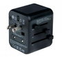 Verbatim Adaptateur de Voyage Universel avec Ports USB-C PD 20W et USB-A QC 3.0 - Charge Rapide 3 en 1 pour Plus de 180 Pays