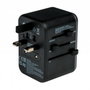 Verbatim UTA-04 Adaptateur de Voyage Universel 61W Chargeur USB-C PD QC 3.0 6 Ports
