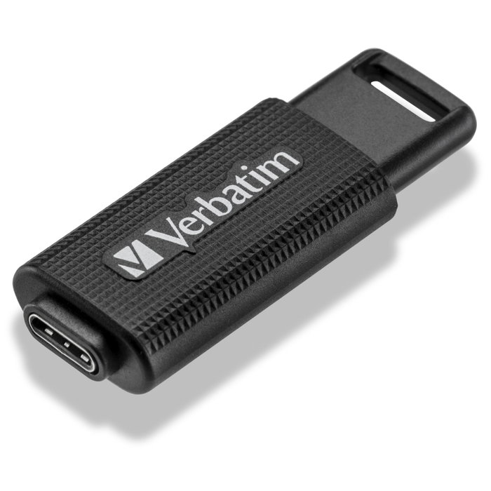 Verbatim Retractable 64 Go USB 3.2 Gen 1 USB-C Noir Verbatim Retractable 64 Go USB 3.2 Gen 1 USB-C Noir