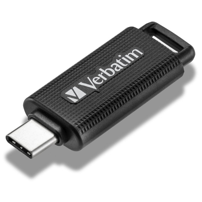 Verbatim Retractable 64 Go USB 3.2 Gen 1 USB-C Noir Verbatim Retractable 64 Go USB 3.2 Gen 1 USB-C Noir
