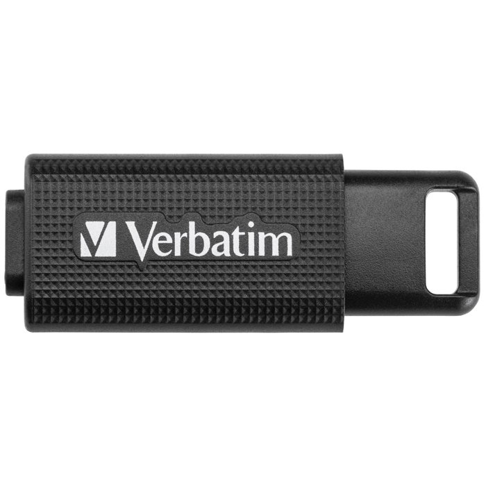 Verbatim Retractable 64 Go USB 3.2 Gen 1 USB-C Noir Verbatim Retractable 64 Go USB 3.2 Gen 1 USB-C Noir