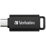 Verbatim Retractable 64 Go USB 3.2 Gen 1 USB-C Noir