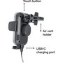 Verbatim Chargeur de voiture sans fil Fast Qi 15W USB-C FWC-02, Noir