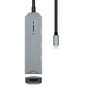 Hub USB-C Aisens ASUC-4P002-GR Gris 100 W