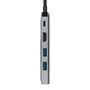 Hub USB Aisens ASUC-5P003-GR Gris 100 W