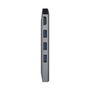 Hub USB Aisens ASUC-8P004-GR Gris 100 W 4K Ultra HD