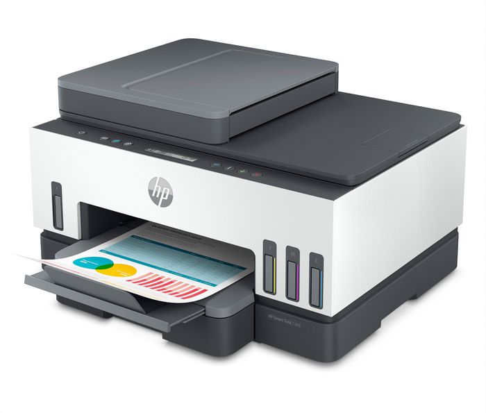 HP Smart Tank 7305 Multifonction couleur Wi-Fi Duplex - Imprimante jet d'encre, scanner, copieur, ADF 35 pages, rechargeable HP Smart Tank 7305 Multifonction couleur Wi-Fi Duplex - Imprimante jet d'encre, scanner, copieur, ADF 35 pages, rechargeable